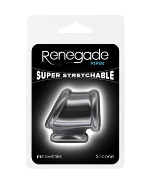 Renegade Piper Cock & Balls Ring – Black by Renegade product image