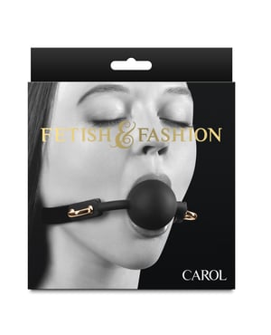 Fetish & Fashion Carol Ball Gag – Black by Fetish & Fashion product image