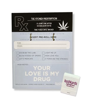 The Stoner Prescription Greeting Card w/Matchbook by Kush Kards product image