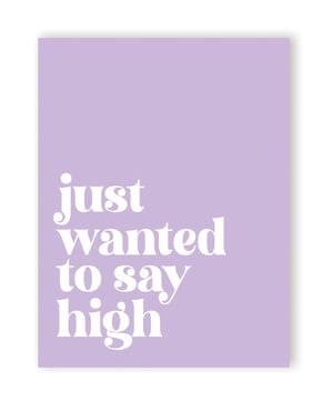Saying High 420 Greeting Card by 420 Greetings product image