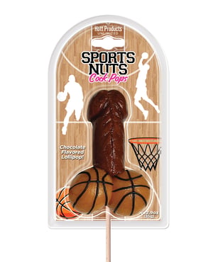Sports Nuts Cock Pop Basketballs – Chocolate by Hott Products product image