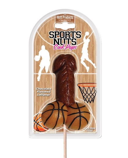 Sports Nuts Cock Pop Basketballs – Chocolate by Hott Products product image