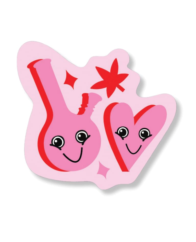 Stoner Besties Sticker – Pack of 3 by Kush Kards product image