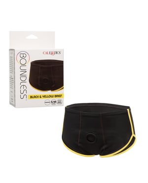 Boundless Boxer Brief – Black/Yellow S/M by Boundless product image
