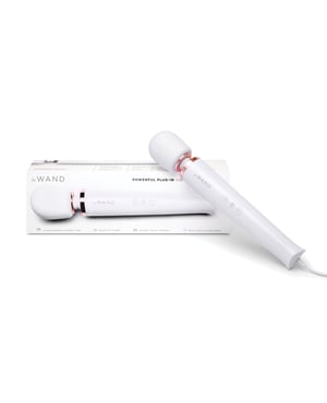 Le Wand Powerful Plug-In Vibrating Massager – White by Le Wand product image