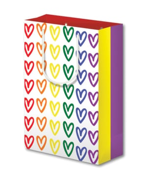 Pride Hearts Gift Bag by Kush Kards product image