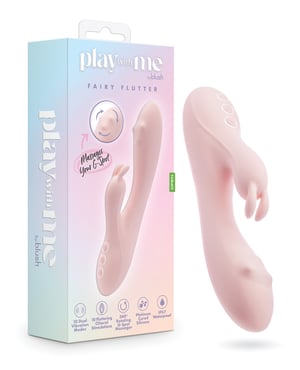 Blush Play With Me Fairy Flutter Rabbit Vibrator – Pink by Play With Me product image