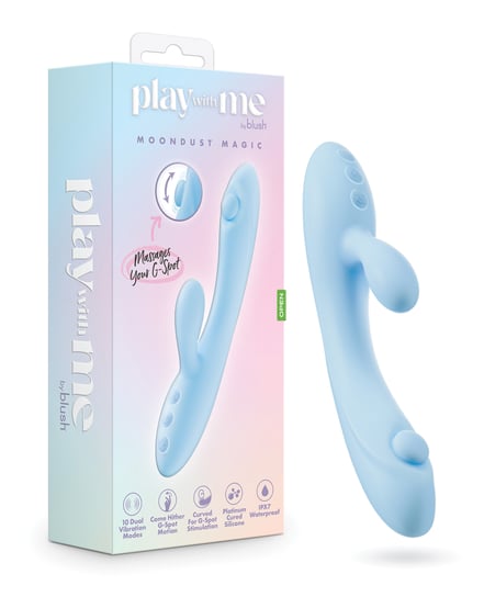 Blush Play With Me Moondust Magic Vibrator – Blue by Play With Me product image