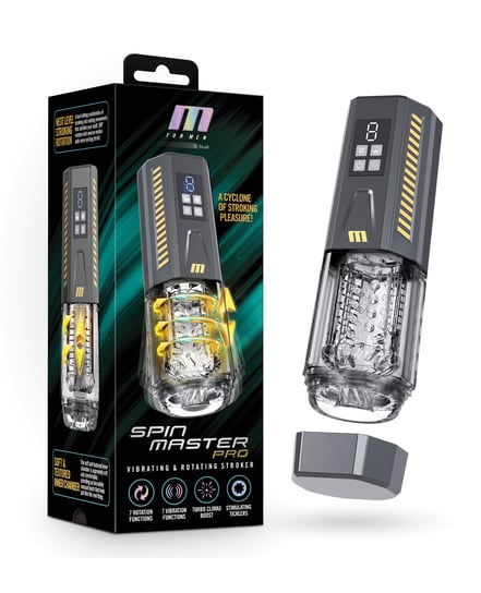 Blush M for Men SpinMaster Pro Stroker – Grey by M for Men product image