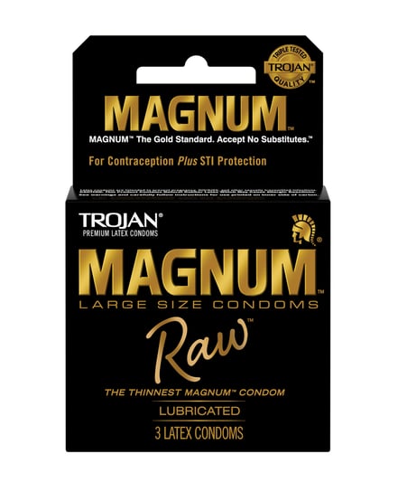 Trojan Magnum Raw Condoms – Pack of 3 by Trojan product image