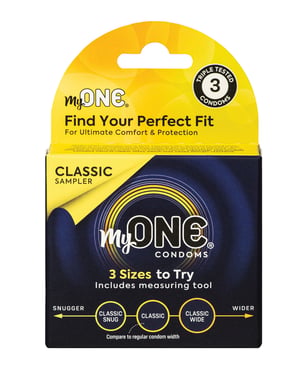 My One Classic Sampler Condoms – Pack of 3 by One product image