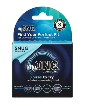 My One Snug Sampler Condoms – Pack of 3 by One product image