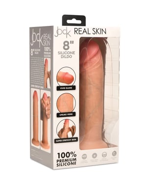 Curve Toys Jock Real Skin Silicone 8″ Dildo by Jock product image