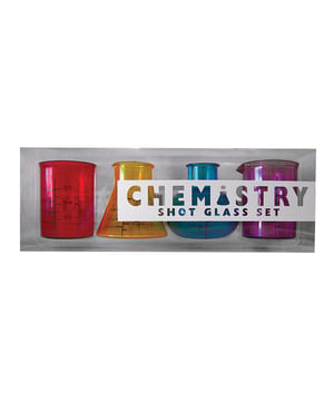 Chemistry Shot Glass Set – Set of 4 by Kheper product image
