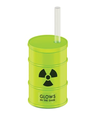 Glow in the Dark Toxic Barrel Cup by Kheper product image