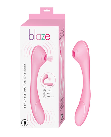 Blaze Bendable Suction Massager – Pink by Blaze product image
