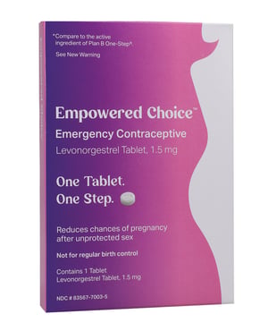 Versea Empowered Choice Emergency Contraception Single Levonorgestrel Pill – 1.5 mg Tablet by Versea product image