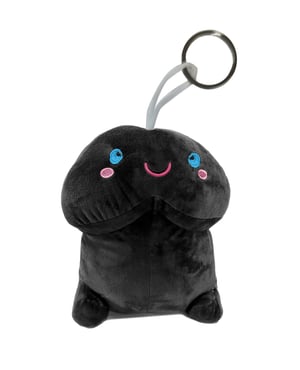 Shots Short Penis Plushie – Black 4″ / 10 cm by Shots product image
