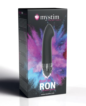 Mystim Right on Ron eStim G Vibrator – Black by Mystim product image