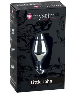 Mystim Little John Buttplug Small Aluminum – Silver by Mystim product image