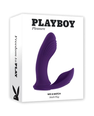 Playboy Pleasure Mix & Match Dual Vibrator – Purple by Playboy product image