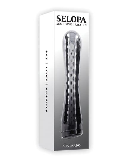 Selopa Siverado Bullet Vibrator – Grey/Black by Selopa product image