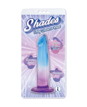 Shades Jelly TPR Gradient Dong Small – Blue/Purple by Shades product image