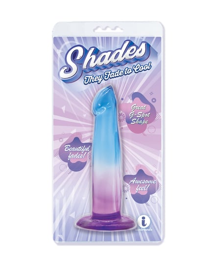 Shades Jelly TPR Gradient Dong Small – Blue/Purple by Shades product image