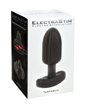 ElectraStim Silicone Noir Tartarus Butt Plug – Black by ElectraStim product image