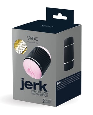 VeDO Jerk Masturbation Sleeve – Black/Pink by VeDO product image