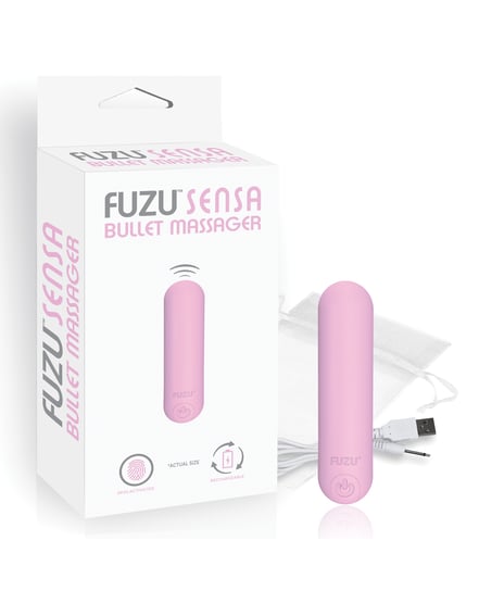 Fuzu Sensa Activated Rechargeable Bullet Massager – Pastel Pink by Fuzu product image