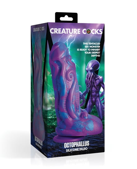 Creature Cocks Octophallus Silicone Dildo – Purple/Blue by Creature Cocks product image