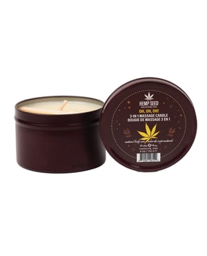 Earthly Body 2024 Holiday 3 in 1 Massage Candle – 6 oz Oh Oh Oh by Earthly Body product image