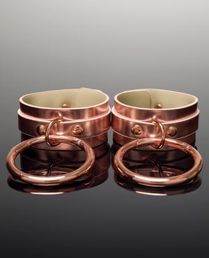 Pleasure Collection Adjustable Handcuffs – Rose Gold by Coquette Pleasure Collection product image