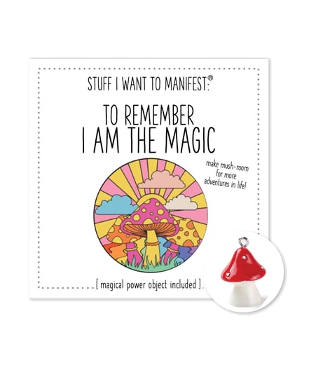 Warm Human I Am The Magic Mini Card & Charm by Warm Human product image