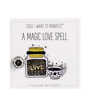 Warm Human A Good Magic Love Spell Mini Card & Charm by Warm Human product image