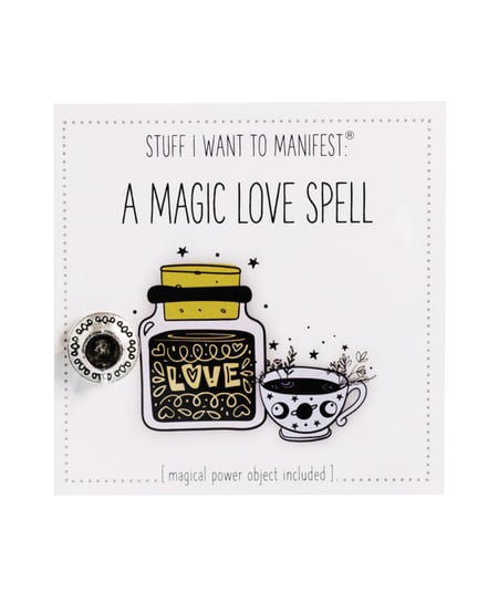 Warm Human A Good Magic Love Spell Mini Card & Charm by Warm Human product image