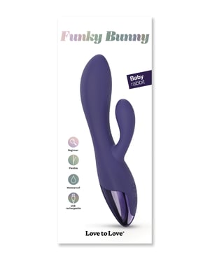Love to Love Funky Bunny Small Rabbit – Midnight Indigo by Love to Love product image