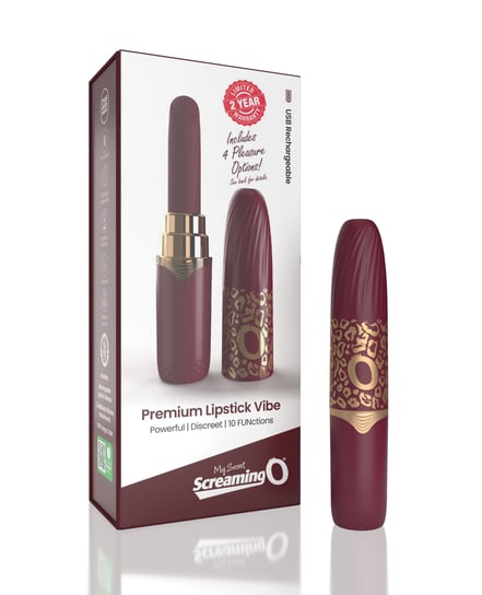 Screaming O My Secret Premium Lipstick Vibe – Merlot by Screaming O product image