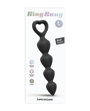 Love to Love Bing Bang Anal Bead – Black Onyx Large by Love to Love product image