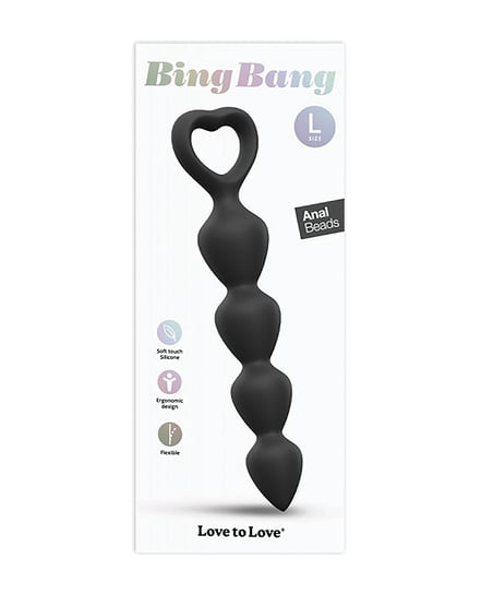 Love to Love Bing Bang Anal Bead – Black Onyx Large by Love to Love product image