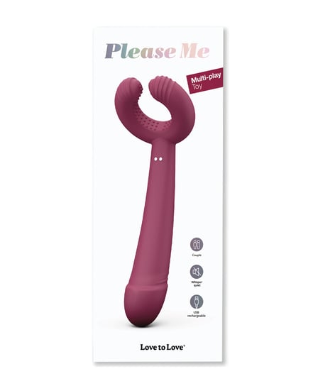 Love to Love Please Me Multi-Play Vibrator – Plum Star by Love to Love product image