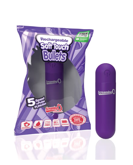 Screaming O Soft Touch Rechargeable Bullet – Purple by Screaming O product image