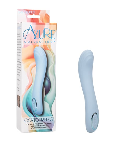 Azure Collection Contoured G Vibrator – Blue by Azure product image