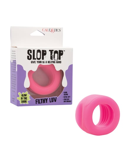 Slop Top Glow in the Dark Filthy Luv Stroker – Pink by Slop Top product image