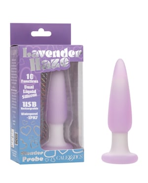 Lavender Haze Slender Anal Probe – Lavender/White by Lavender Haze product image