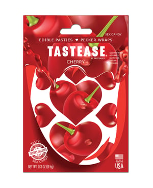 Pastease Tastease Edible Pasties & Pecker Wraps – Cherry O/S by Pastease product image