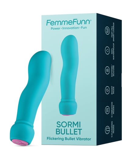 Femme Funn Sormi Fingerlike Bullet – Turquoise by Femme Funn product image