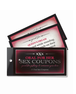 Oral Adventures for Her Sex Coupons by Little Genie product image