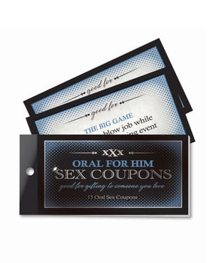 Oral Adventures for Him Sex Coupons by Little Genie product image